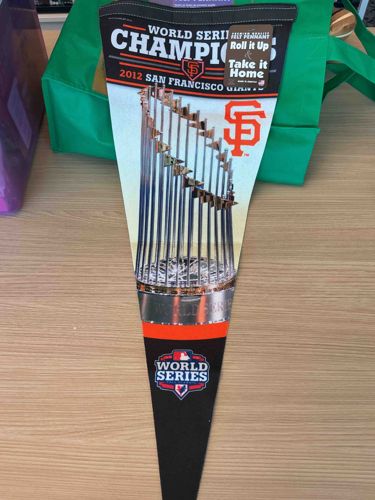2012 San Francisco Giants World Series Champions Commemorative Pennant