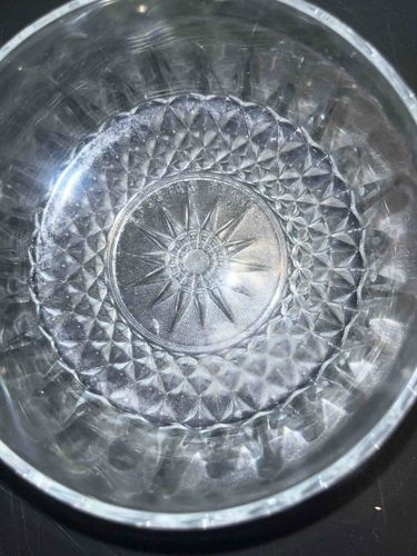 Arcoroc France Rosaline Swirl Clear Glass Bowl