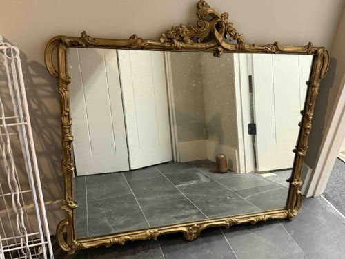 Gilded Rococo Style Wall Mirror