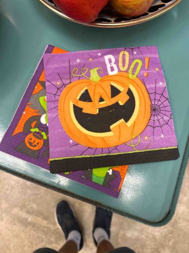 Halloween Theme Disposable Napkins