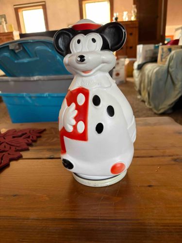 Vintage Nabisco Mickey Mouse Puppets Cereal Container / Bank