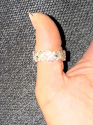 Rebekah Price Diamond and Baguette Eternity Band