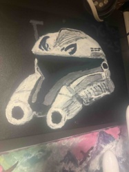 Commander Cody Clone Trooper Helmet Painting