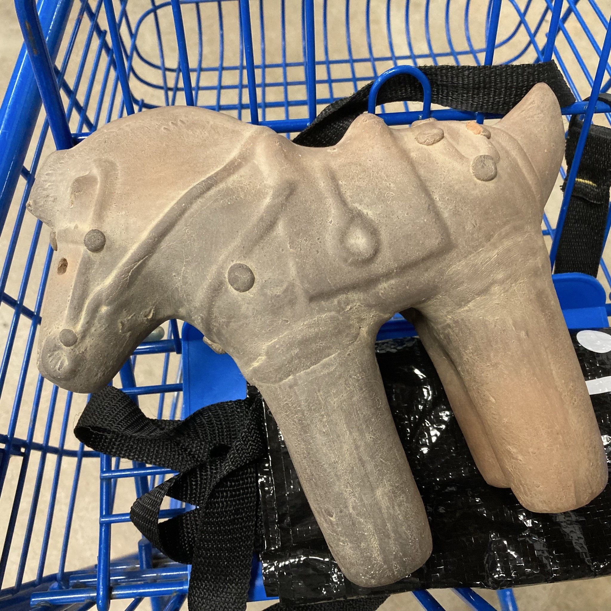Haniwa Style Terracotta Horse Figurine