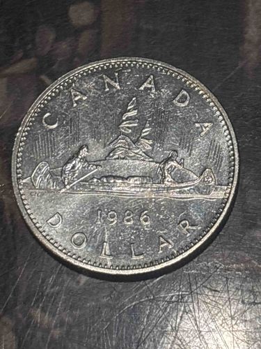 1986 Canadian Dollar Coin