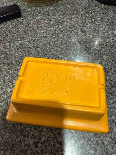 Haeger Pottery Rectangular Ashtray or Dish, Model 729 S