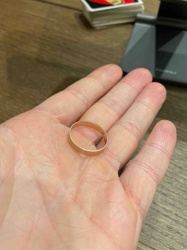 Plain Rose Gold Wedding Band