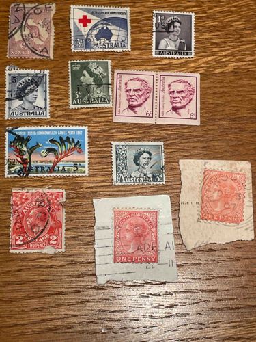 Collection of Australian and South Australian Postage Stamps