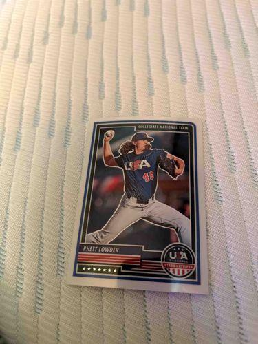 Rhett Lowder Collegiate National Team Baseball Trading Card