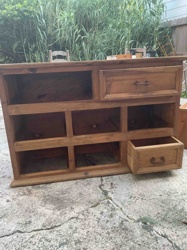 Wooden Storage Console