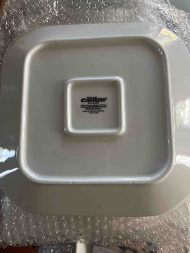 The Cellar Whitewater Square Salad Plate