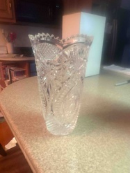 Cut Glass Vase