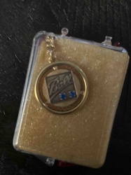 Ball Brand Glitter Keychain