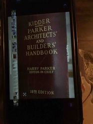 Kidder Parker Architects' and Builders' Handbook, 18th Edition
