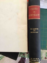Cases on Contract by McGarvie and Donovan
