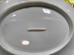 Vintage Oval Porcelain Platter (Underside)