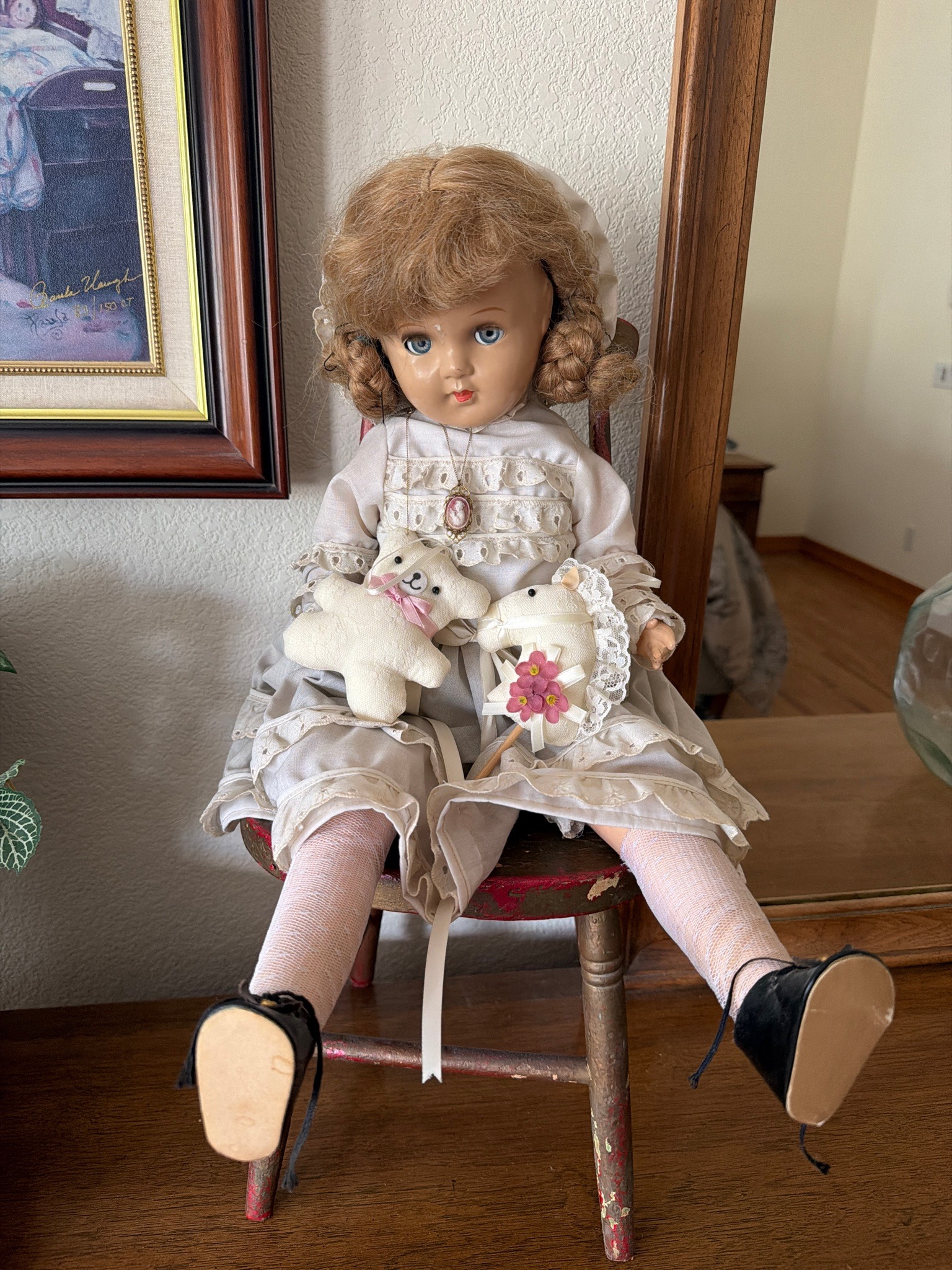 Submitted photo of Vintage composition doll (unauthenticated)