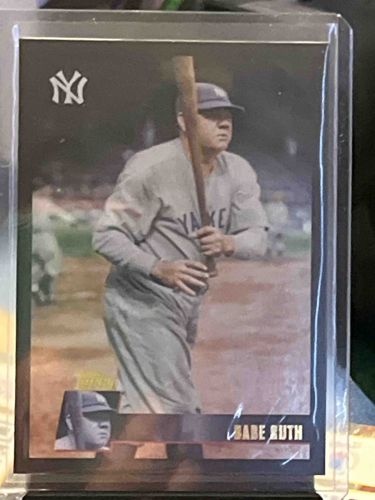 Topps Stadium Club Babe Ruth Baseball Card