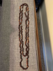 Multi-Strand Seed and Bead Necklace