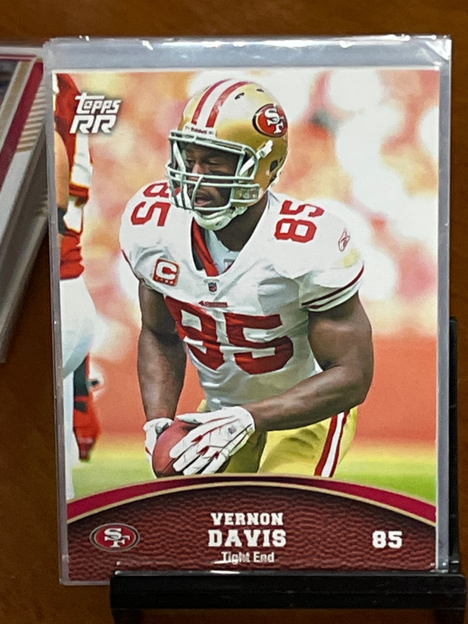 2012 Topps Football Vernon Davis Card #RR-85