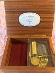 M.J. Hummel "Chick Girl" Four Seasons Series Limited Edition Music Box by Goebel