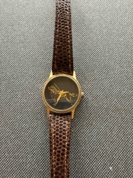 Vintage Dog Motif Analog Watch