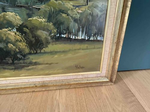 Original Landscape Oil Painting by J. Hudson
