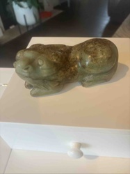 Stone Frog Carving