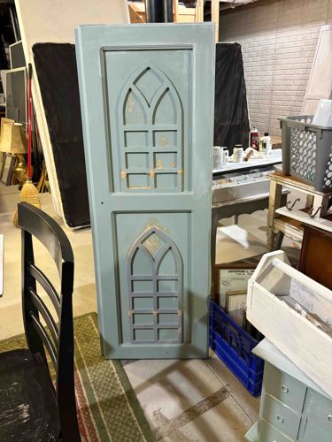 Decorative Architectural Panel with Gothic-Style Cutouts