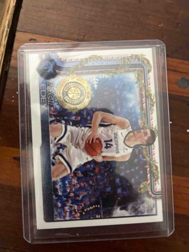 Zach Edey 2024 Panini Memphis Grizzlies Draft Night Trading Card (Custom/Art Card)