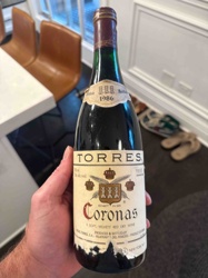 Torres Coronas 1986 Red Wine