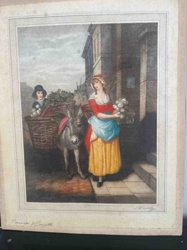 "Jeanne Vanesse" or "Jeanne Vanette" Engraving/Print