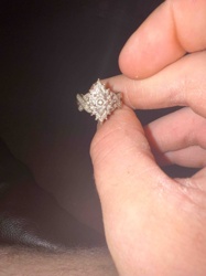 Diamond Cluster Cocktail Ring