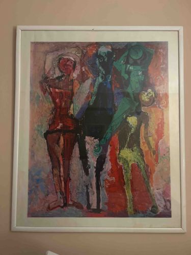 Abstract Expressionist Figurative Painting/Print