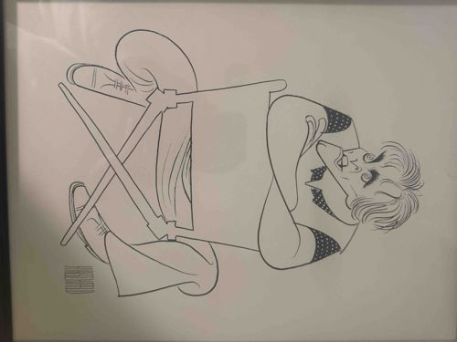 Al Hirschfeld Caricature of Martin Scorsese