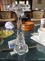 Clear Crystal Candlestick