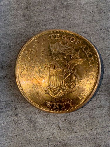 United States Twenty Dollar Gold Coin (Reverse)