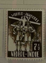 Nederlands-Indi&#235; 1937 Wereld Jamboree Stamp