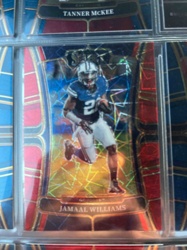 Jamaal Williams Panini Select Football Trading Card (Stained-Glass/Prism Prizm Parallel)