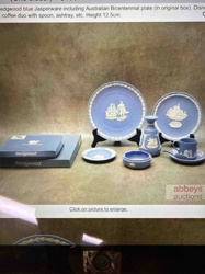 Collection of Wedgwood Blue Jasperware Ceramics