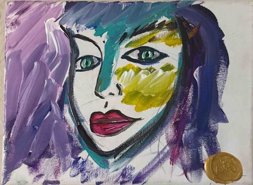 Abstract Portrait Painting (Untitled)