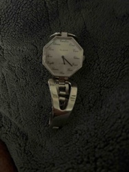 Elgin Octagonal Dial Word-Numbered Women's Wristwatch