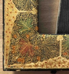 Hand-Painted Gilt and Lacquer Picture Frame, Arts and Crafts / Aesthetic Movement Style