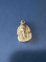 Egyptian Pharaoh Bust Pendant (Tutankhamun Style)