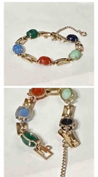 Colored Gemstone Bracelet