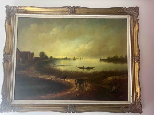 Framed Landscape Painting