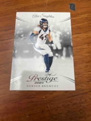 Alex Singleton 2024 Panini Prestige Denver Broncos Football Trading Card