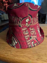 Handmade San Francisco 49ers Fabric Container/Holder