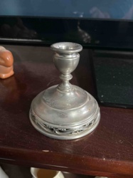 Pewter Candle Holder