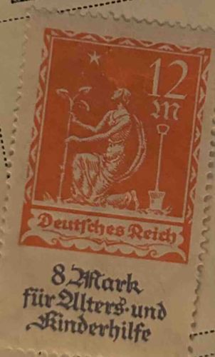 German Canned Food Production and Welfare Surcharge Stamp